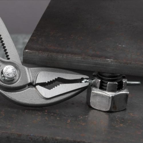 Knipex Cobra ES Water Pump Pliers Extra-slim Plastic Coated Grey Atramentized 180mm 87 51 180